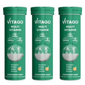Vitago Multivitamin 3x10 Efervesan Tablet