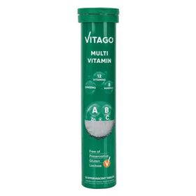 Vitago Multivitamin Ginseng Multimineral 20 Efervesan Tablet