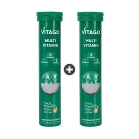 Vitago Multivitamin Ginseng Multimineral 2x20 Efervesan Tablet