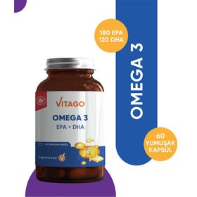 Vitago Omega 3 Epa Dha 60 Kapsül Balık Yağı