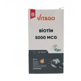Vitago Premium Biotin 5000 mcg 60 Tablet
