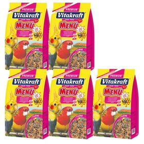 Vitakraft 1000 gr X 5 Adet Menü Paraket Sultan Cennet Papağanı Yemi