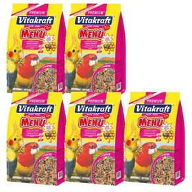 Vitakraft 1000 gr X 5 Adet Menü Paraket Sultan Cennet Papağanı Yemi