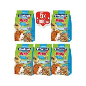 Vitakraft 1000 gr X 5 Adet Menu Premium Ginepig Yemi