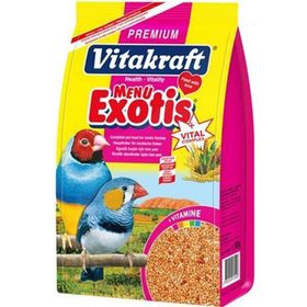 Vitakraft 500 gr Premium Menü Vital Ballı Egzotik Kuş Yemi