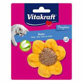 Vitakraft Catnipli Kokulu Ayçiçeği Peluş Kedi Oyuncağı