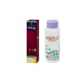 Vital 1.1 Gece Siyahı Tüp Saç Boyası + 50 ml Oksidan