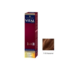 Vital 7.55 Karamel Tüp Saç Boyası + 50 ml Oksidan