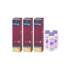 Vital Colors 6-3 Kumral 3 Adet Saç Boyası