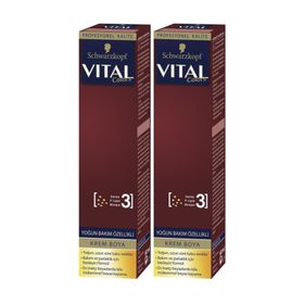 Vital Colors 6-66 Altın Çikolata 2x60 ml Krem Saç Boyası