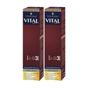 Vital Colors 8-4 Kahve Köpüğü 2x60 ml Krem Saç Boyası