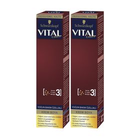 Vital Colors P-11 Koyu Gümüş 2x60 ml Krem Saç Boyası