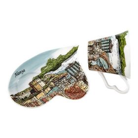 Vitale 0006 Alanya 6'lı Kahve Fincanı Seti