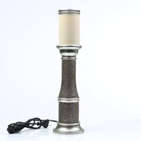 Vitale AK.ART0072 Gümüş Büyük Eskitme 45 cm Abajur