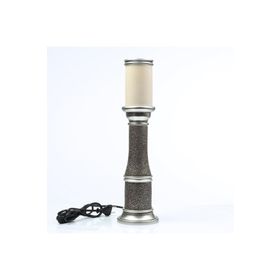 Vitale AK.ART0072 Gümüş Büyük Eskitme 45 cm Abajur