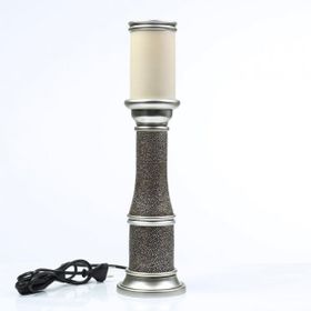 Vitale AK.ART0072 Gümüş Büyük Eskitme 45 cm Abajur