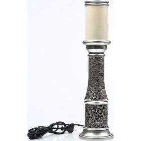 Vitale AK.ART0072 Gümüş Büyük Eskitme 45 cm Abajur