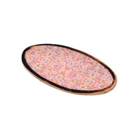 Vitale AK.FQ0009-P Pembe Dekoratif Oval Tepsi