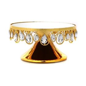 Vitale AK.HQ0010 22x11 cm Nila Gold Ayaklı Tabak
