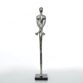 Vitale AK.IJ0028 75 cm Silver Sadu Büyük Dekoratif Figür