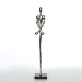 Vitale AK.IJ0028 75 cm Silver Sadu Büyük Dekoratif Figür