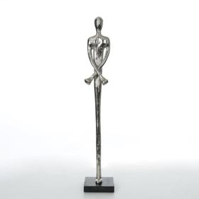 Vitale AK.IJ0028 75 cm Silver Sadu Büyük Dekoratif Figür