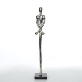 Vitale AK.IJ0028 75 cm Silver Sadu Büyük Dekoratif Figür