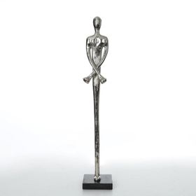 Vitale AK.IJ0028 75 cm Silver Sadu Büyük Dekoratif Figür