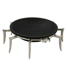 Vitale AK.IU0423 Silver 40x40x12 cm Crab Dekoratif Tabak