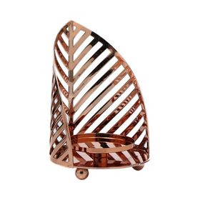 Vitale AK.JE0102 Küçük Palmiye Bronz Mumluk