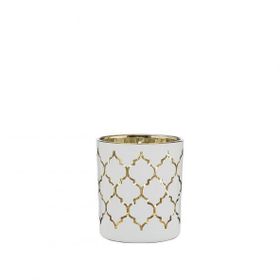 Vitale AK.JFHC6702450 Cam Beyaz Gold 8 cm Mumluk