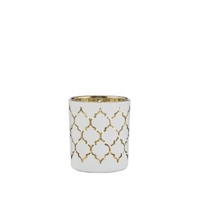 Vitale AK.JFHC6702450 Cam Beyaz Gold 8 cm Mumluk