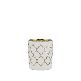 Vitale AK.JFHC6702450 Cam Beyaz Gold 8 cm Mumluk