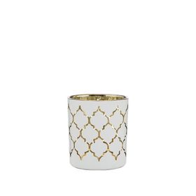Vitale AK.JFHC6702450 Cam Beyaz Gold 8 cm Mumluk