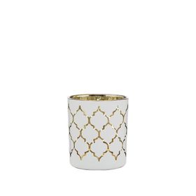 Vitale AK.JFHC6702450 Cam Beyaz Gold 8 cm Mumluk