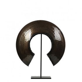 Vitale AK.KKD0036 Dekoratif Büyük Miğfer Koyu Metal Obje