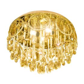 Vitale AY.VTCL-2351 Kristal Camlı Tavan Altın Avize