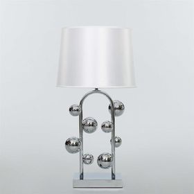 Vitale AY.VTL-0044 Metal Ayaklı Beyaz Masa Lambası