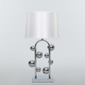 Vitale AY.VTL-0044 Metal Ayaklı Beyaz Masa Lambası