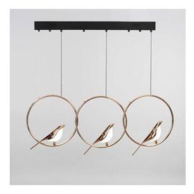 Vitale AY.VTPL-0105 Altın Modern Kuşlu Avize