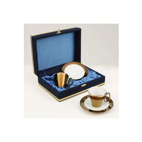 Vitale MTFK.0038-9 Gold 2'li Kaplama Kahve Fincanı