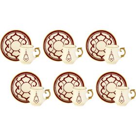 Vitale MTFK.0076 Alina 6'lı Kahve Fincanı Takımı