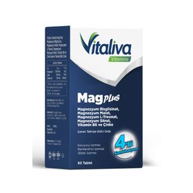 Vitaliva Vitamins Magplus 90 Tablet