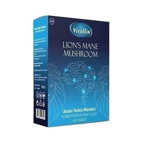 Vitallin Lion's Mane Mushroom Aslan Yelesi Mantarı 1000 mg 60 Tablet