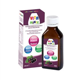 Vitaminix Kara Mürver 200 ml Şurup