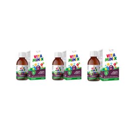 Vitaminix Kara Mürver Multivitamin Multimineral 3x150 ml Şurup