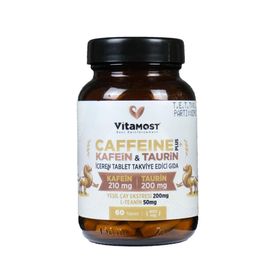 Vitamost Caffeine Plus Kafein Taurin 60 Tablet