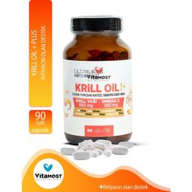 Vitamost Krill Oil 90 Kapsül Balık Yağı
