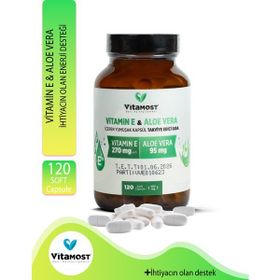 Vitamost Vitamin E Aloe Vera 120 Kapsül