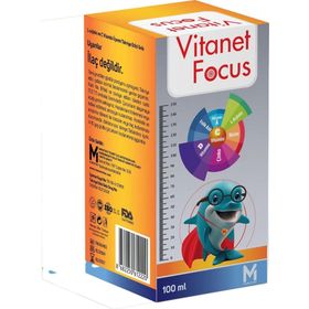 Vitanet Focus L-Arginin Multivitamin 100 ml Şurup